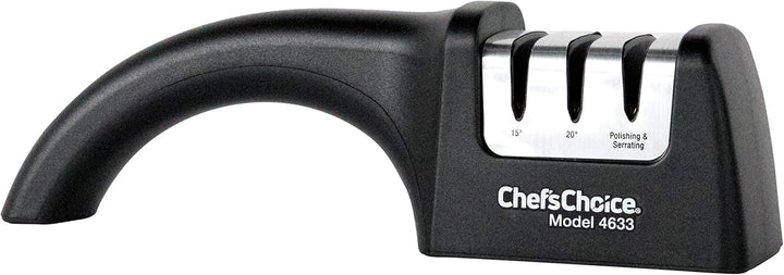 Chef'sChoice AngleSelect Diamant Hone Professioneller manueller Messerschärfer für gerade und gezack