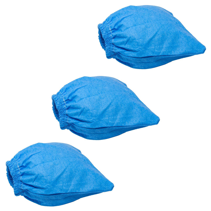 Trockenfilter, Textilfilterbeutel (blau, auswaschbar) für Parkside LIDL Nass- und Trockensauger PNTS