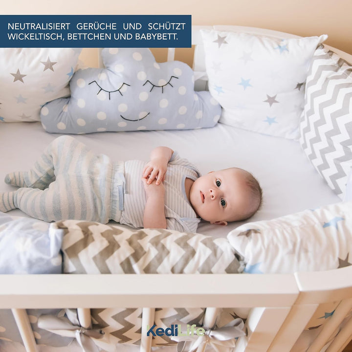 Einweg Wickelunterlagen für Babys - Absorbierend, Wasserdicht, Weiches Material - 60x40cm - 100 Stüc