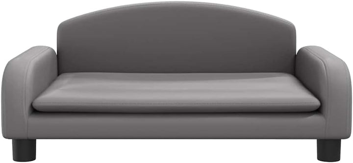 vidaXL Kindersofa Grau 70x45x30 cm Kunstleder 70 x 45 x 30 cm Grau, 70 x 45 x 30 cm Grau