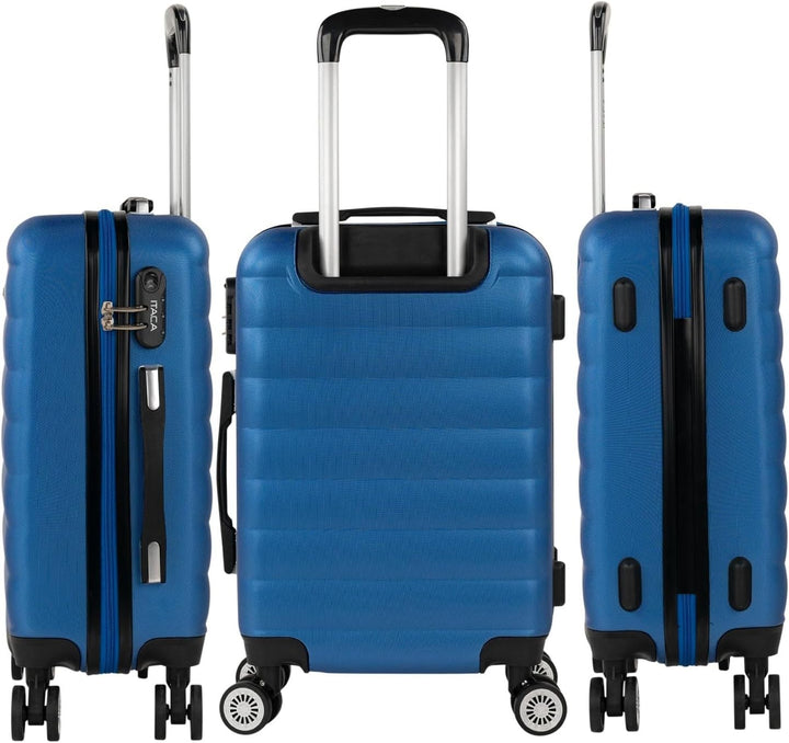ITACA - Trolley Handgepäck Cabin Trolley Koffer Reisekoffer Hartschalenkoffer mit Zahlenschloss - Ka