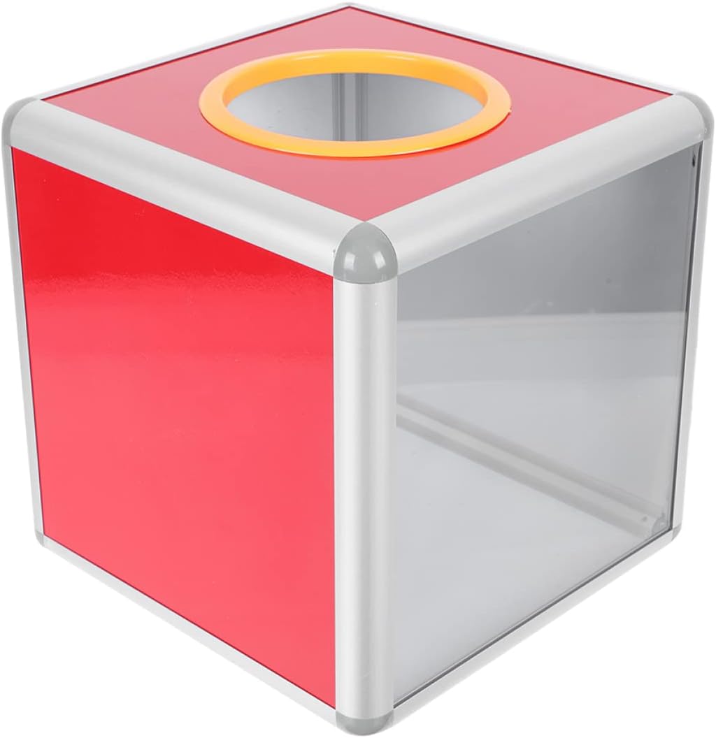 Cabilock Box Spenden Lotto Stimmzettel Zubehör Treffen Multifunktionskoffer Verlosung Transparent Ku