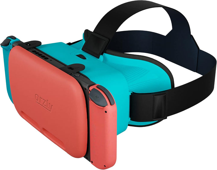 Orzly VR-Headset für Nintendo Switch und Switch-OLED-Konsole mit verstellbarem Objektiv für EIN Virt