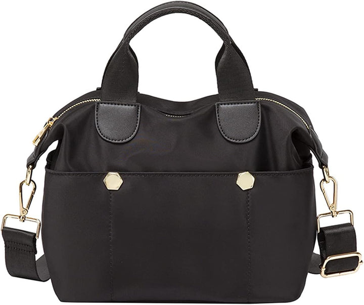 PORRASSO Damen Umhängetasche Mode Schultertasche Frauen Nylon Handtasche Multifunctional Reisen Schu