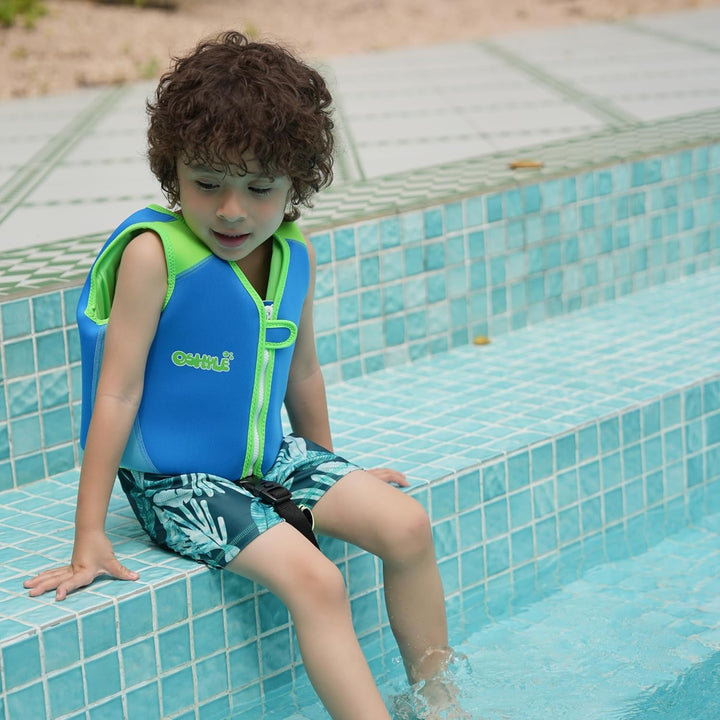 OSHYLE Kinder Schwimmweste - Jungen Mädchen Neopren Schwimmen Jacke Kleinkind Schwimmen Floating Neo