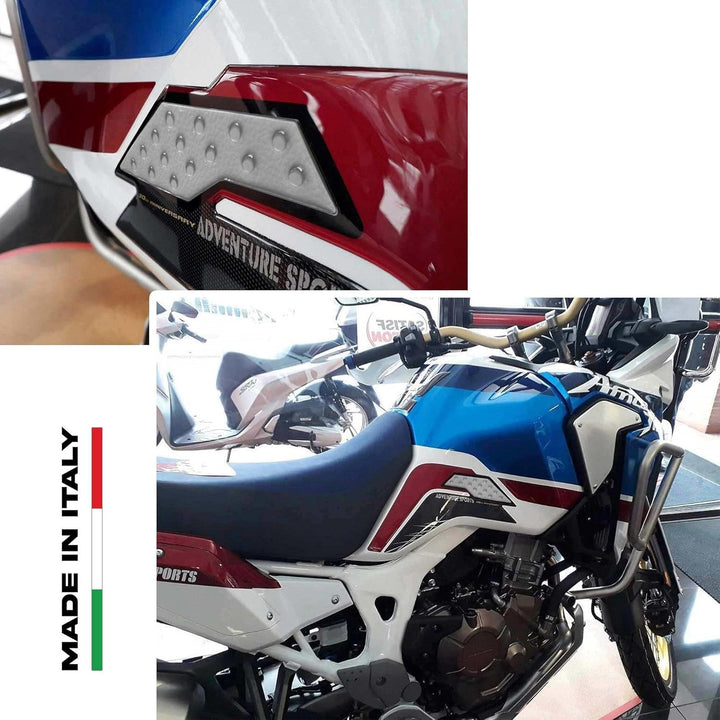 labelbike - 2 3D Gel Seitenschutz für Motorrad Honda Africa Twin Adventure 2018