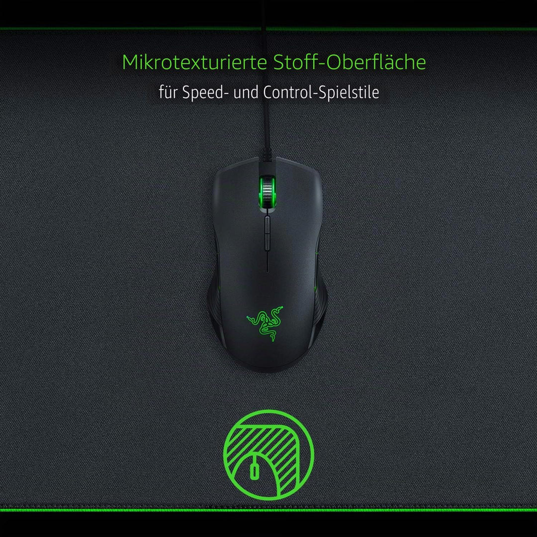 Razer Goliathus Extended Chroma - Extra grosse weiche XXL Gaming Maus-Matte mit RGB Beleuchtung (Kab