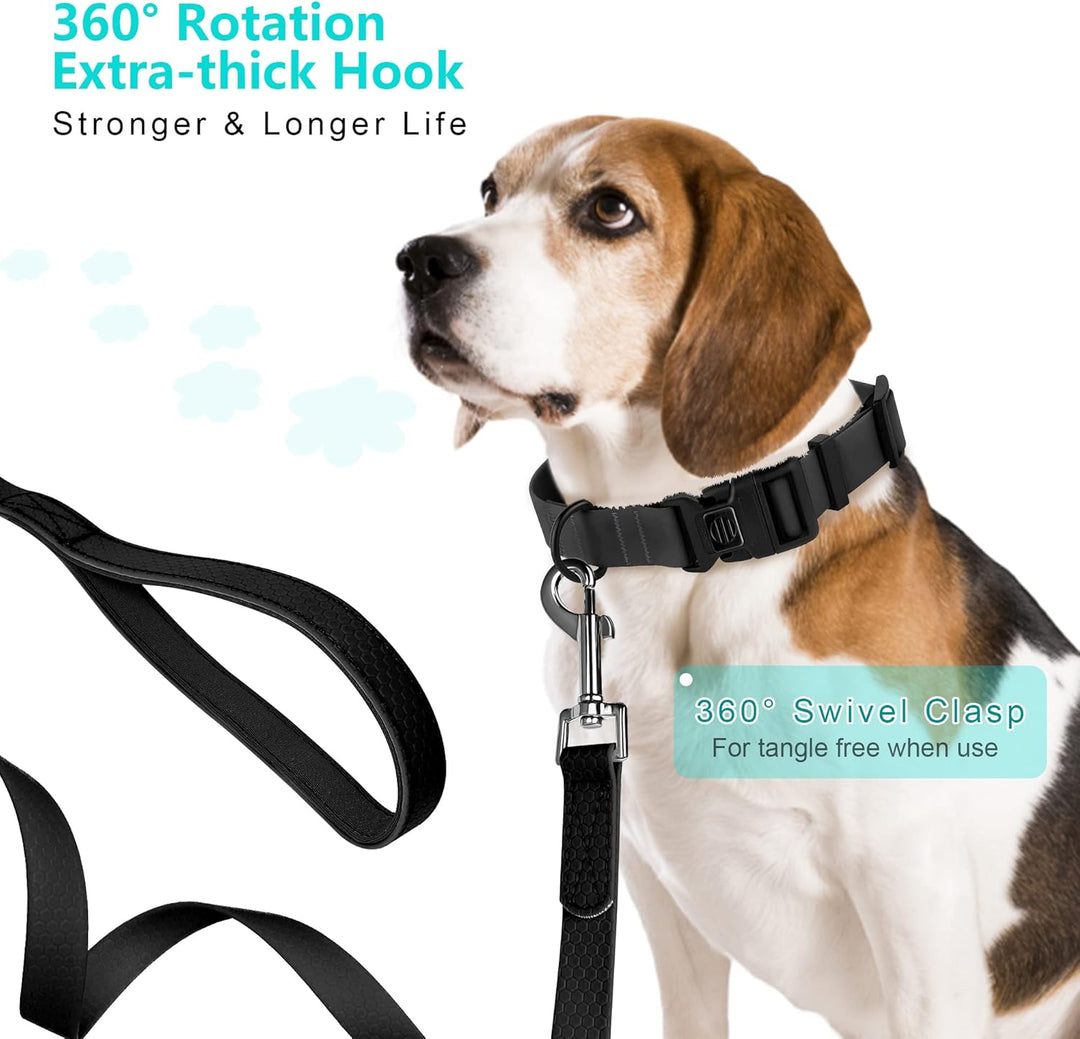 IOKHEIRA Trainingsleine für Hunde, wasserdichte Hundeleine mit Gepolstertem Griff 5m/10m/15m/20m, PV