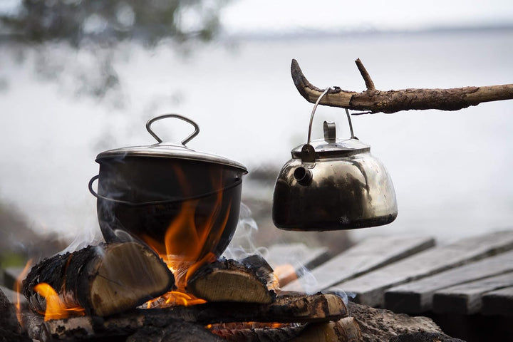 Muurikka Camping-Set Wasserkessel &amp; Topf für für offenes Feuer und alle Outdoor-Kochgelegenheiten