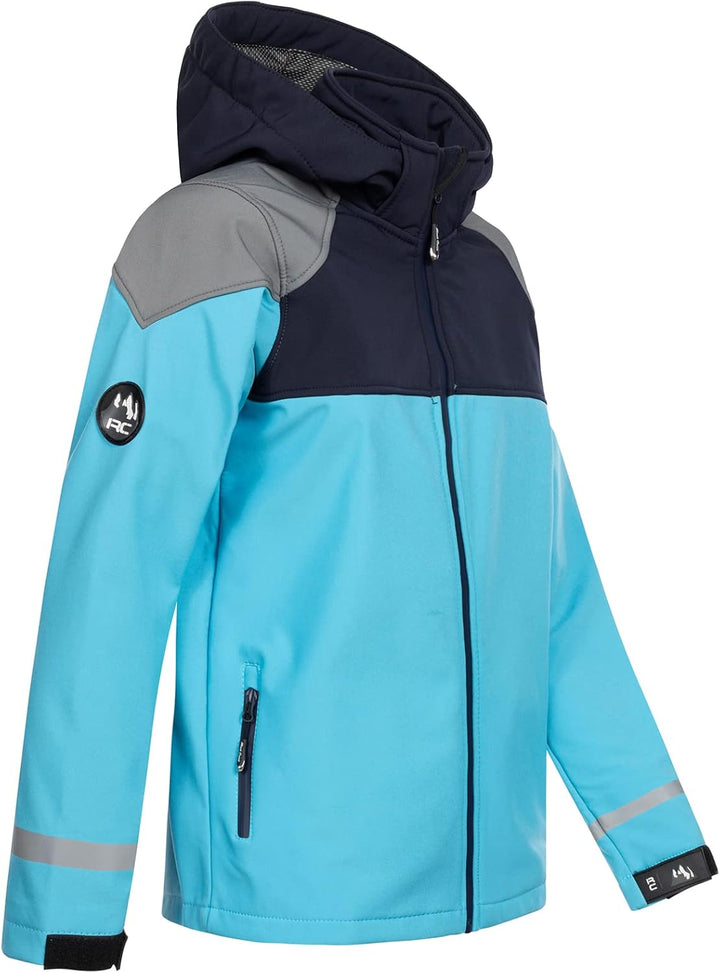 Rock Creek Kinder Softshell Jacke Jungen KJ-101 104 Blau, 104 Blau
