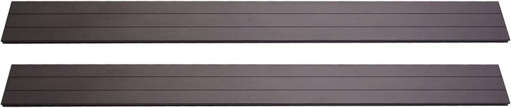 Mendler 4er Set Latten für WPC-Sichtschutz Sarthe-AM, Bretter Windschutz, ca. 1qm - 180cm, anthrazit