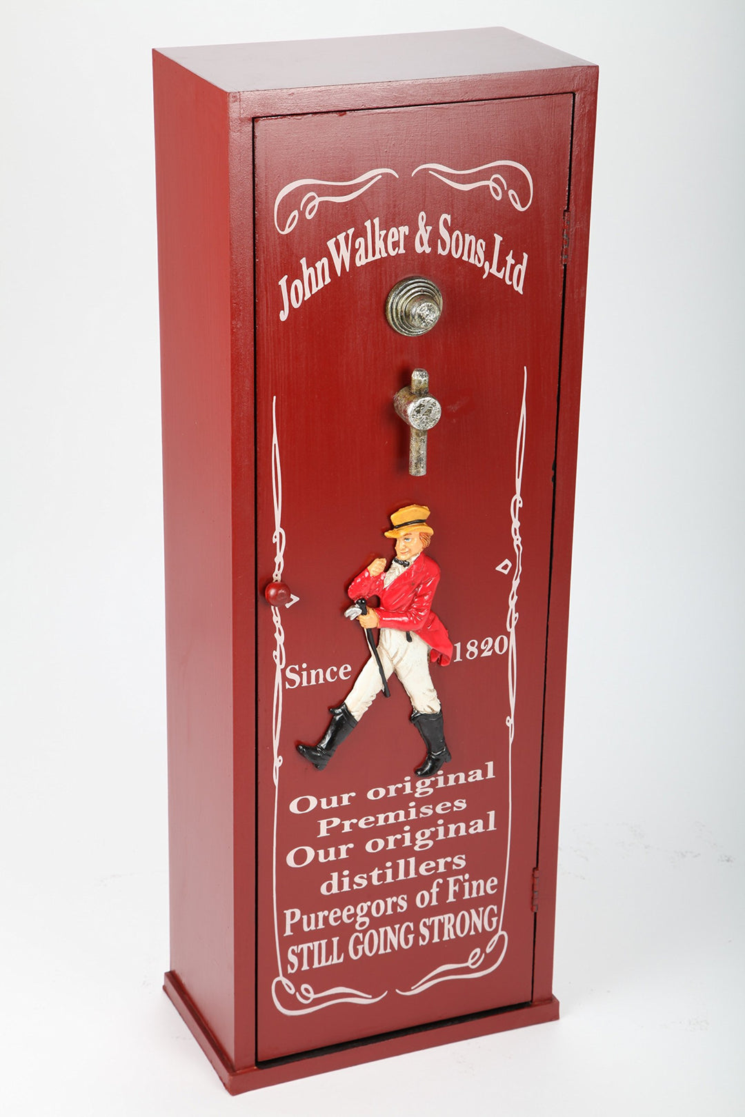 Design-Schrank Whiskey, Retro, rot, 85cm