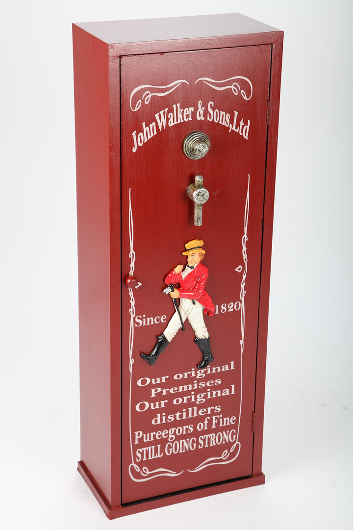 Design-Schrank Whiskey, Retro, rot, 85cm