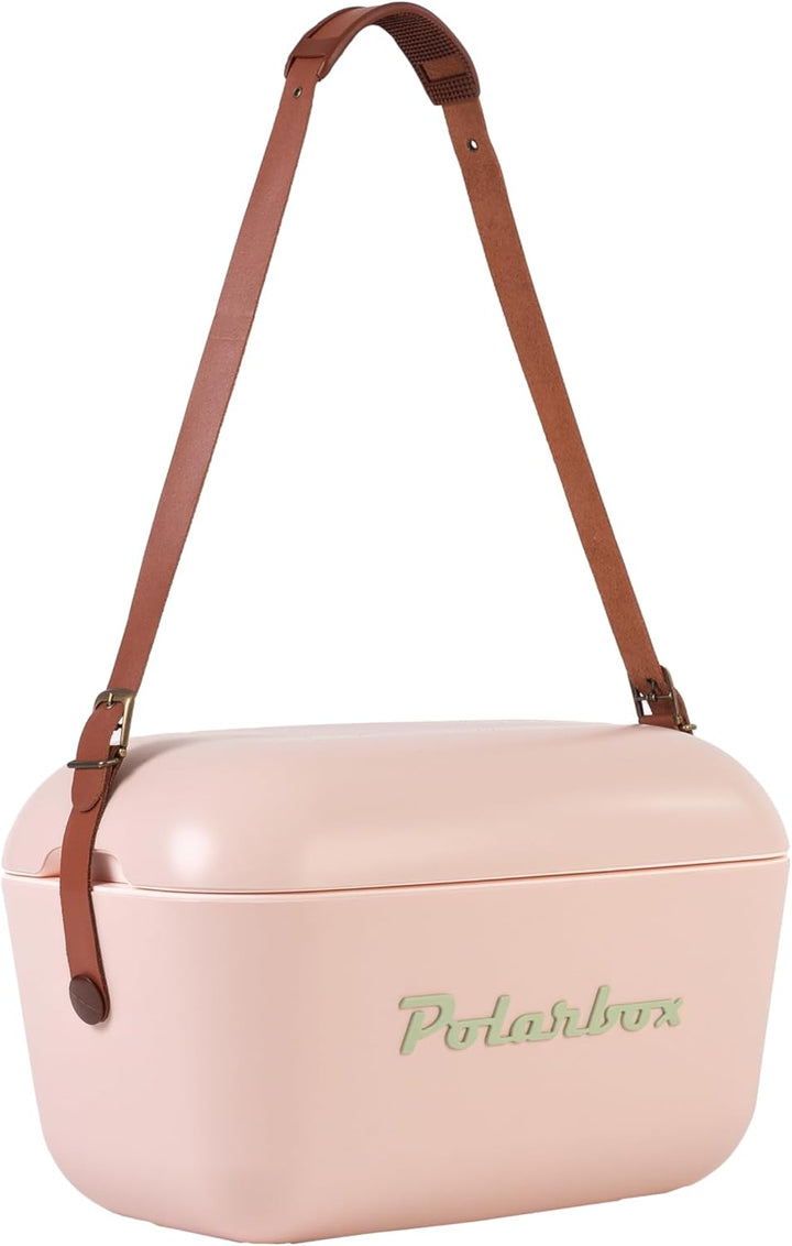 Polarbox Kühlbox Classic Kühltasche Retro Vintage Camping Picknick Strand 20L Nude/Marron