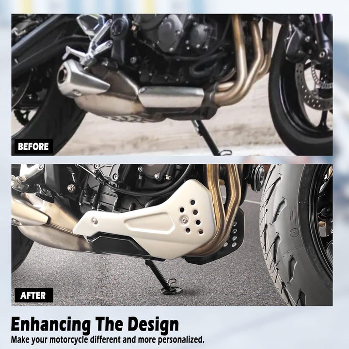 Fayedenicy Motorrad Bellypan Belly Pan Lower Panel Spoiler Verkleidung Cowling Cover Motorschutz Cha