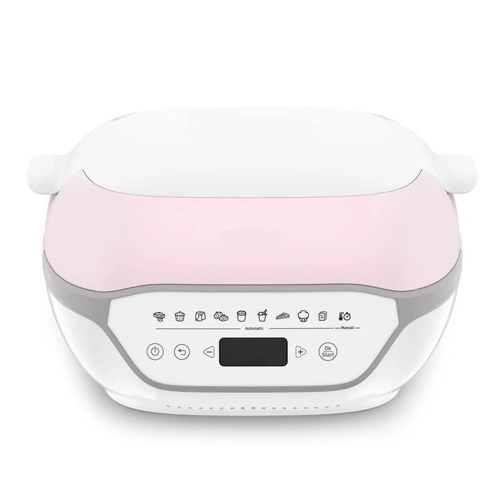 TEFAL Cake Factory Infinity KD850110, automatische Kuchenmaschine, 9 Programme, 1200 W, Rosa