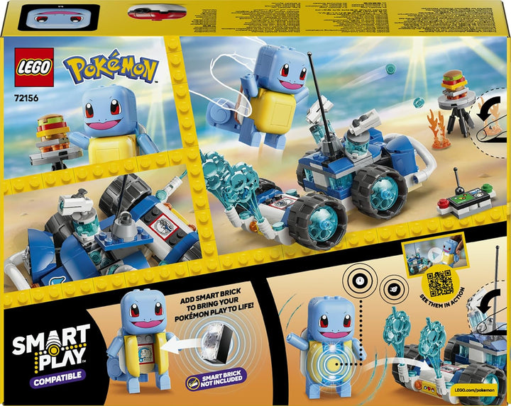 LEGO Pokémon SMART Play: Trainer-Buggyabenteuer mit Schiggy - kompatibles interaktives Set mit 2 SMA