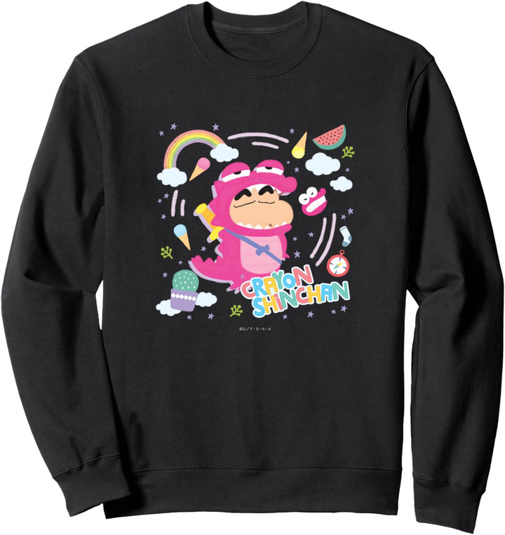Crayon Shin-chan Waniyama Shin-chan Wachsmalstift berühren Sweatshirt