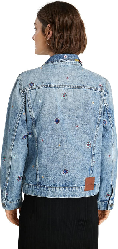 Desigual Damen Chaq_Julieta Denim Jacket XS Blau 5053, XS Blau 5053