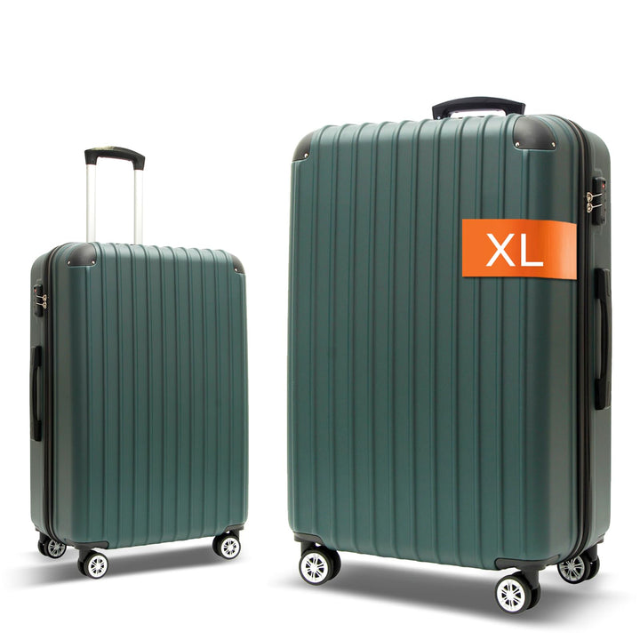 FOMAX Premium Handgepäck Koffer, Trolley Rollkoffer Reisekoffer, 77x47x27cm | mit 4 sanften Rollen u