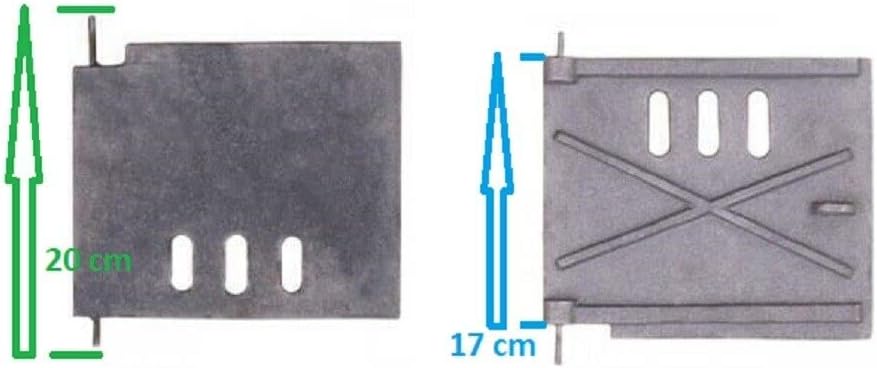QLS Ofentür Backofentür Kachelofentür Gusseisen Schürtür Revisionstür 20 x 17 cm