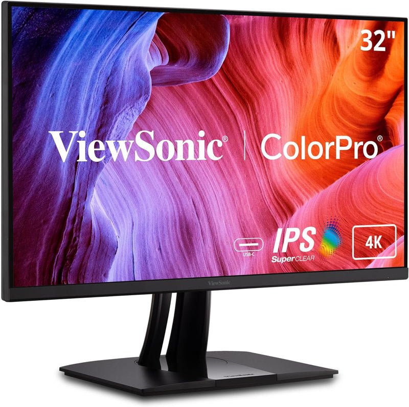 ViewSonic VP3256-4K 80 cm (32 Zoll) Fotografen Monitor (4K-UHD, IPS, 100% sRGB, HDMI, DP, USB-C inkl