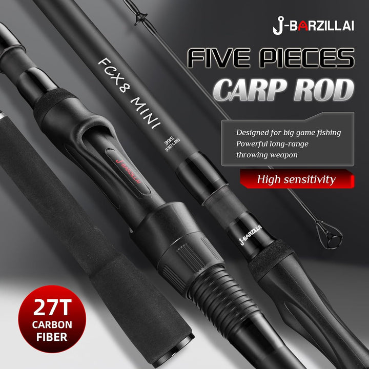 FCX Mini-Karpfenangeln, 3,6 m, 3,9 m, 1,4–1,7 kg, Carbon, Ultraleicht, tragbar, für Reisen, Spinnrut