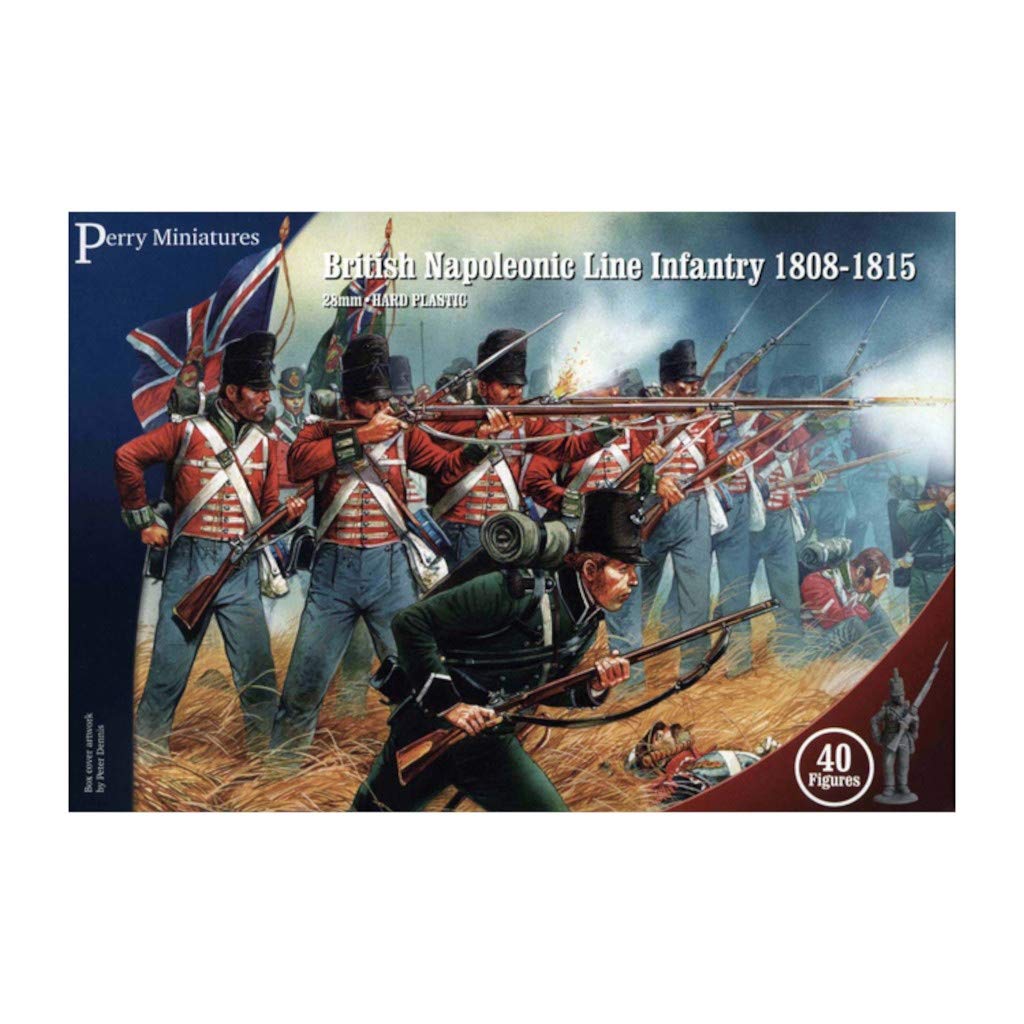 Perry Miniatures BH1 British Napoleonic Line Infantry 1808-15 28mm 40 Figures Hard Plastic