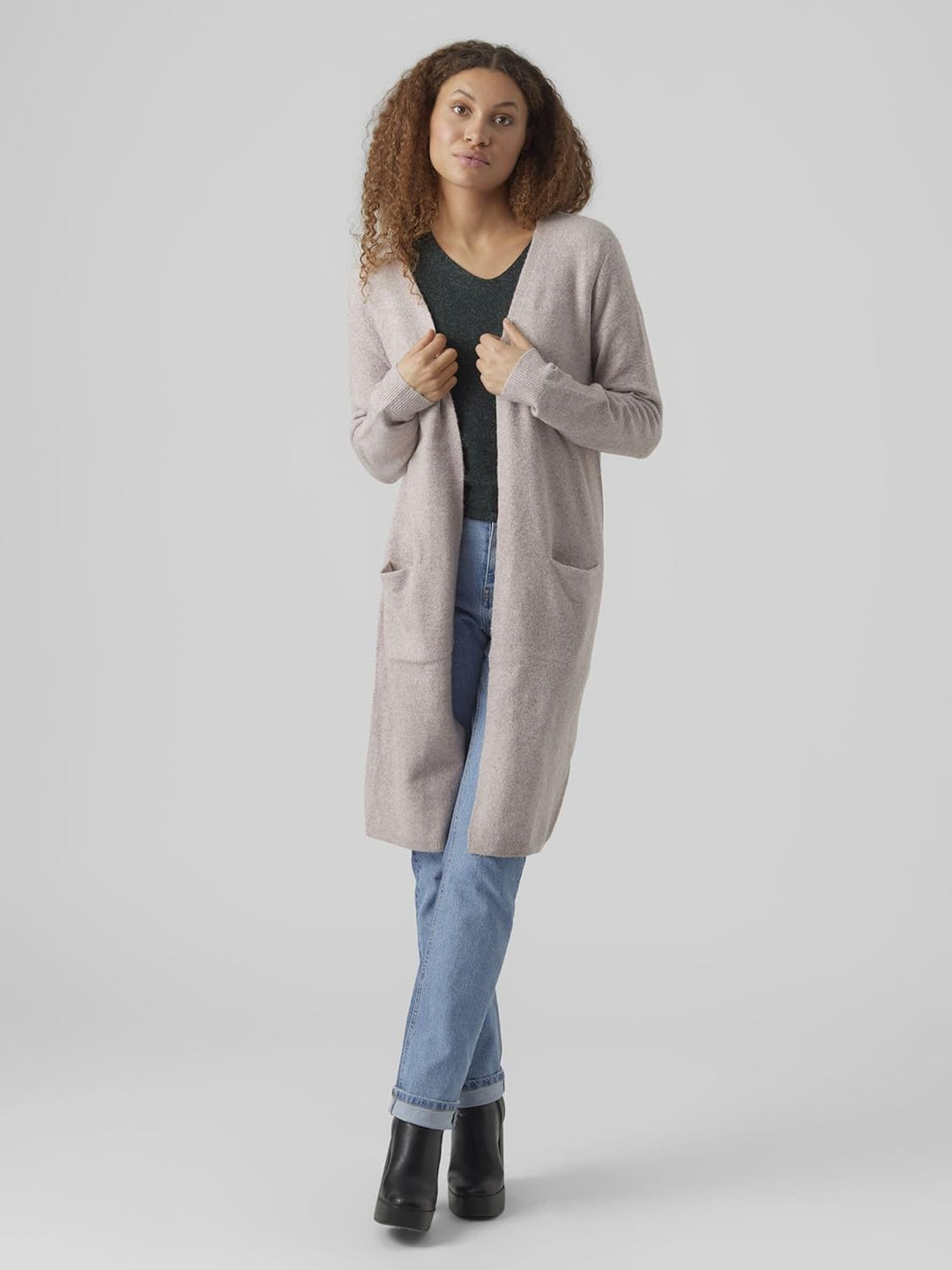 Vero Moda Female Strickjacke VMDOFFY Strickjacke XS Woodrose, XS Woodrose