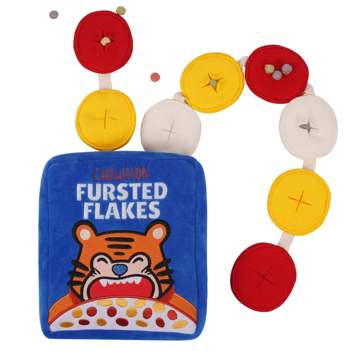 CHEWFFON Interaktives Hundespielzeug, Bereicherung Schnüffel-Knister-Leckerli-Puzzle-Spielzeug Gegen