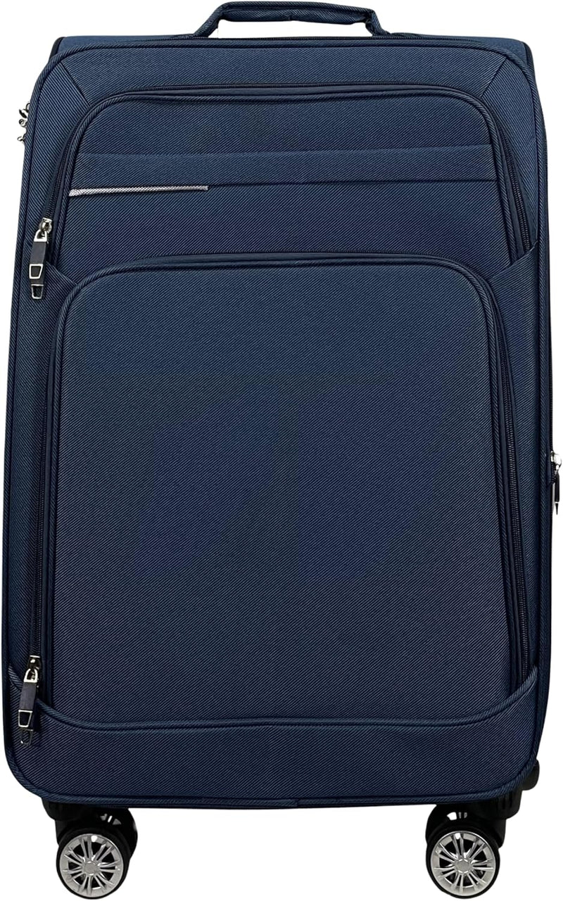 MY TRAVEL BAG Stoff Reisekoffer Trolley Erweiterbar mit Zwillingsrollen (M/L/XL/XXL oder 4er Set) We