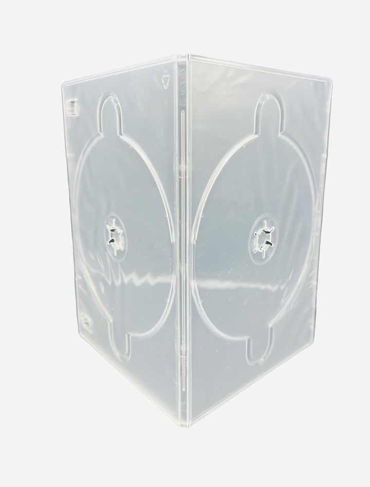DVD-/CD/Blu-Ray-Hüllen mit 7 mm Rücken, transparent, 50 Stück