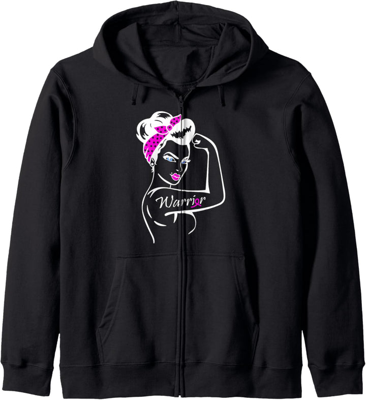 Breast cancer Warrior Awareness Support Survivor Believe Kapuzenjacke