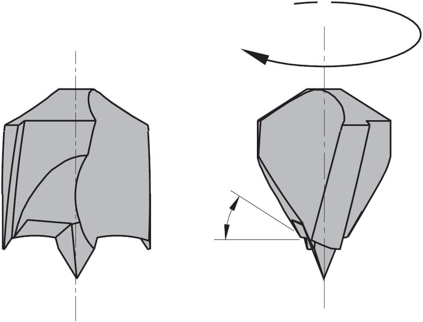 CMT 308.070.11 Dübelbohrer, 7 mm Durchmesser, 10 x 20 mm Schaft, Rechtslauf