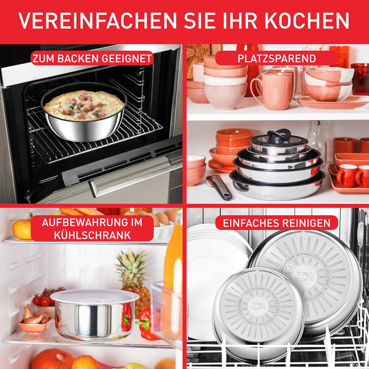 Tefal Ingenio Preference On Topf- & Pfannenset 13-teilig Topf- & Pfannenset 13-tlg, Topf- & Pfannens