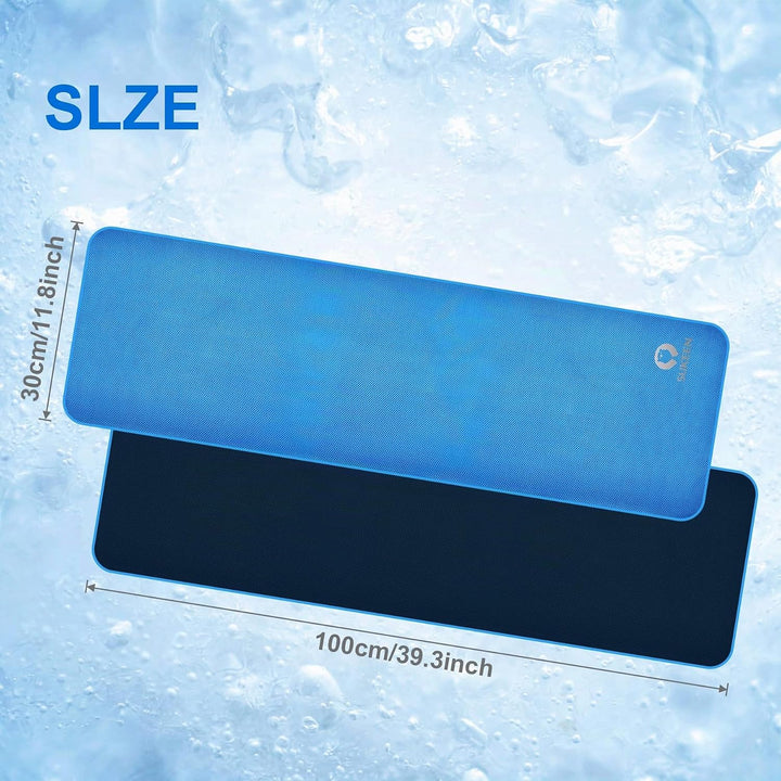 Sukeen Kühlendes Handtuch, Kühlhandtuch 100 x 30 cm, Ice Cooling Towel für Hals und Gesicht, Kühlend