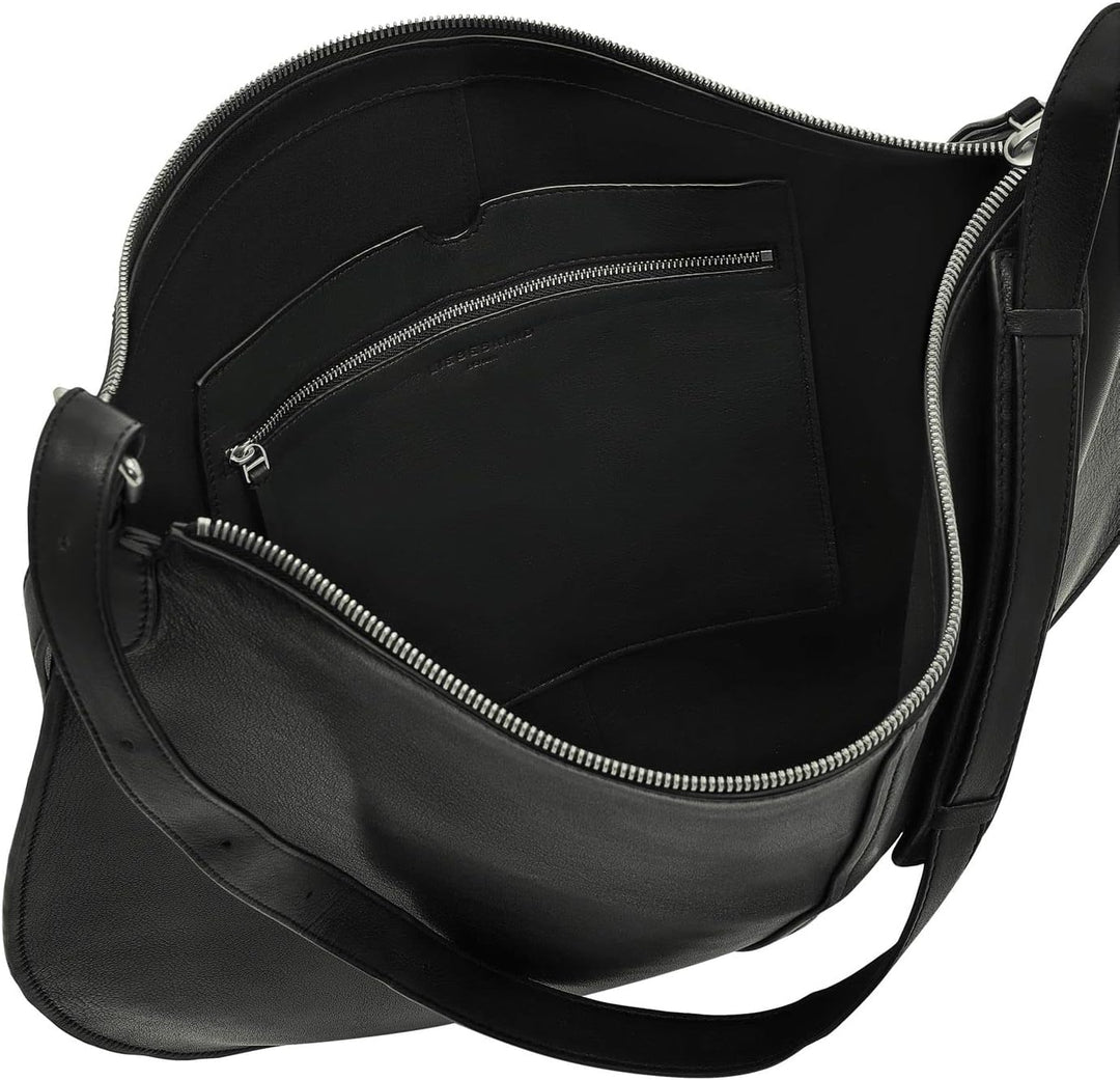 Liebeskind Berlin NAOMI NATURAL SHEEP HOBO Schultertasche, Large (HxBxT 41.3cm x 51.7cm x 0.5cm)