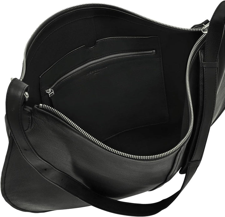 Liebeskind Berlin NAOMI NATURAL SHEEP HOBO Schultertasche, Large (HxBxT 41.3cm x 51.7cm x 0.5cm)
