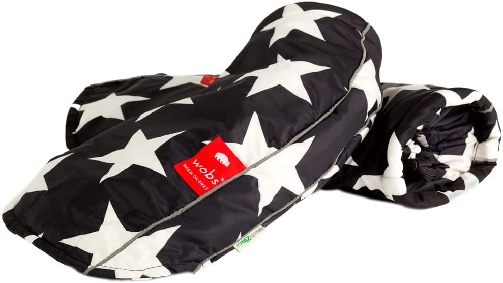 Lenkerhandschuhe WOBS Stars Black & White