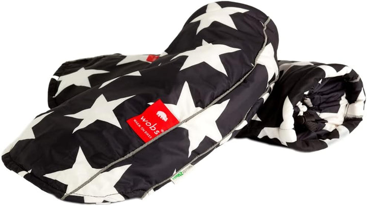 Lenkerhandschuhe WOBS Stars Black & White
