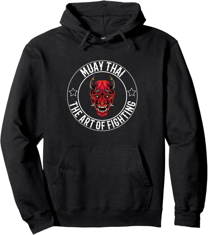 Thai Boxen Muay Thai Oni Dämon Pullover Hoodie