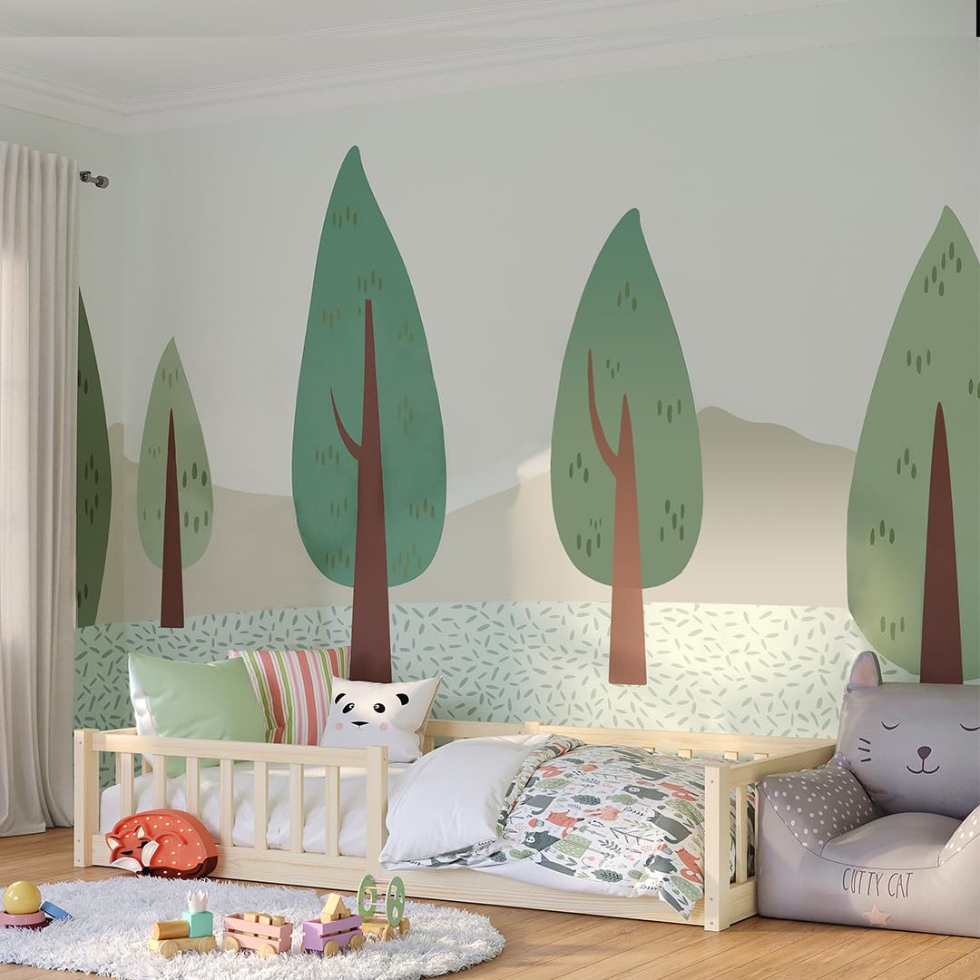 Bellabino Vere Bodenbett 90x200 cm, Massivholz Kiefer, Kleinkindbett, Natur | Montessori Kinderbett