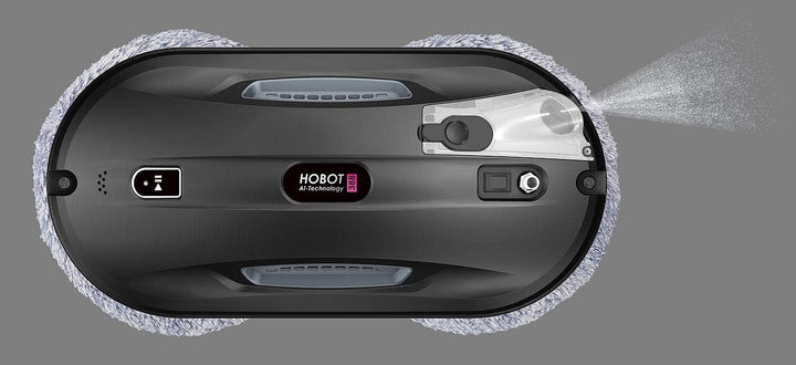 Sichler Exclusive Fensterputzroboter: HOBOT-388 Profi-Fensterputz-Roboter, Sprüh-Funktion, App (Fens