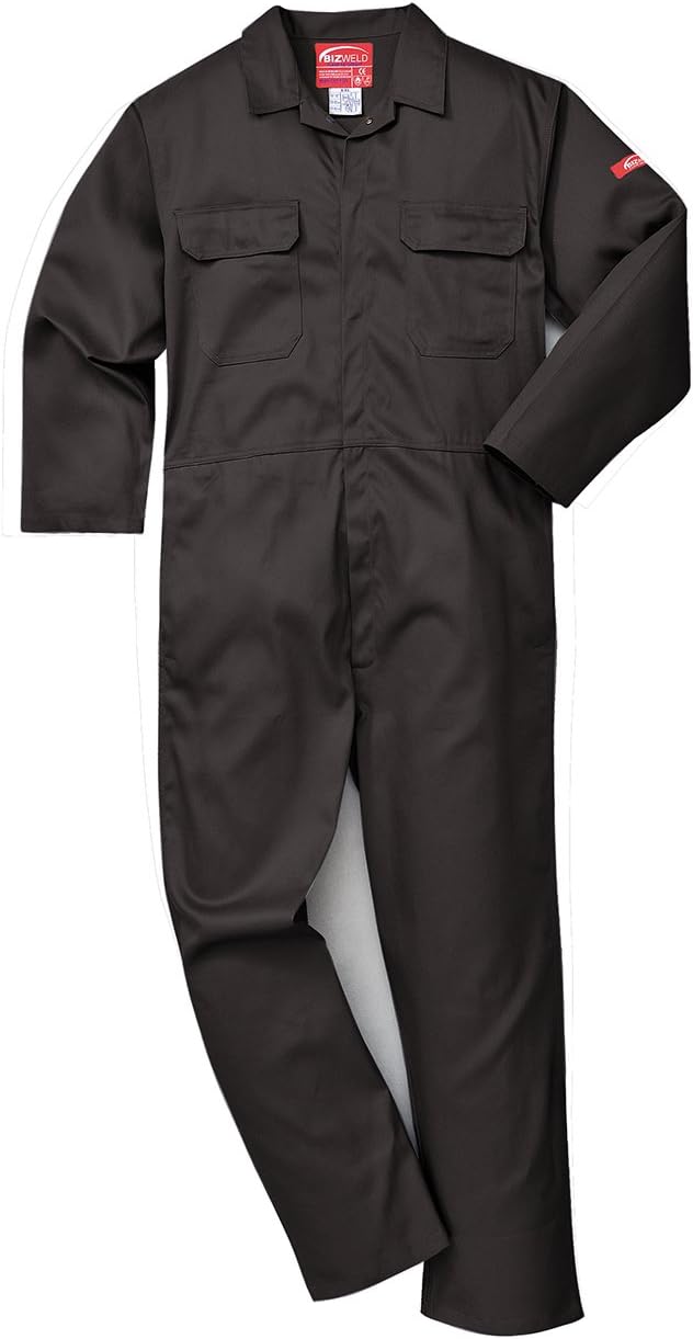 PORBIZ1BKRL - Portwest BizWeld Overall schwarz GröÃŸe L 31"L 42-44, L
