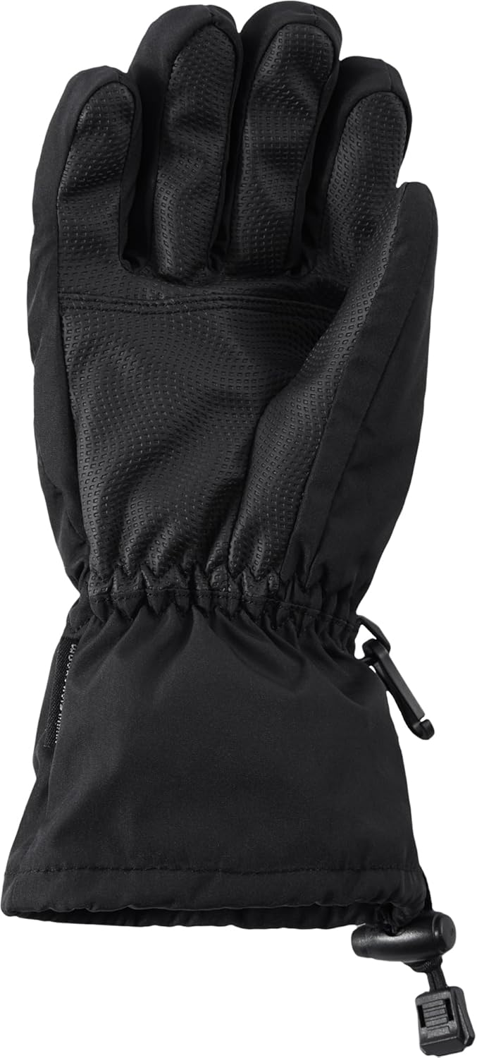 Ziener Kinder LETT AS glove junior Ski-Handschuhe/Wintersport | wasserdicht, atmungsaktiv 3 Schwarz,