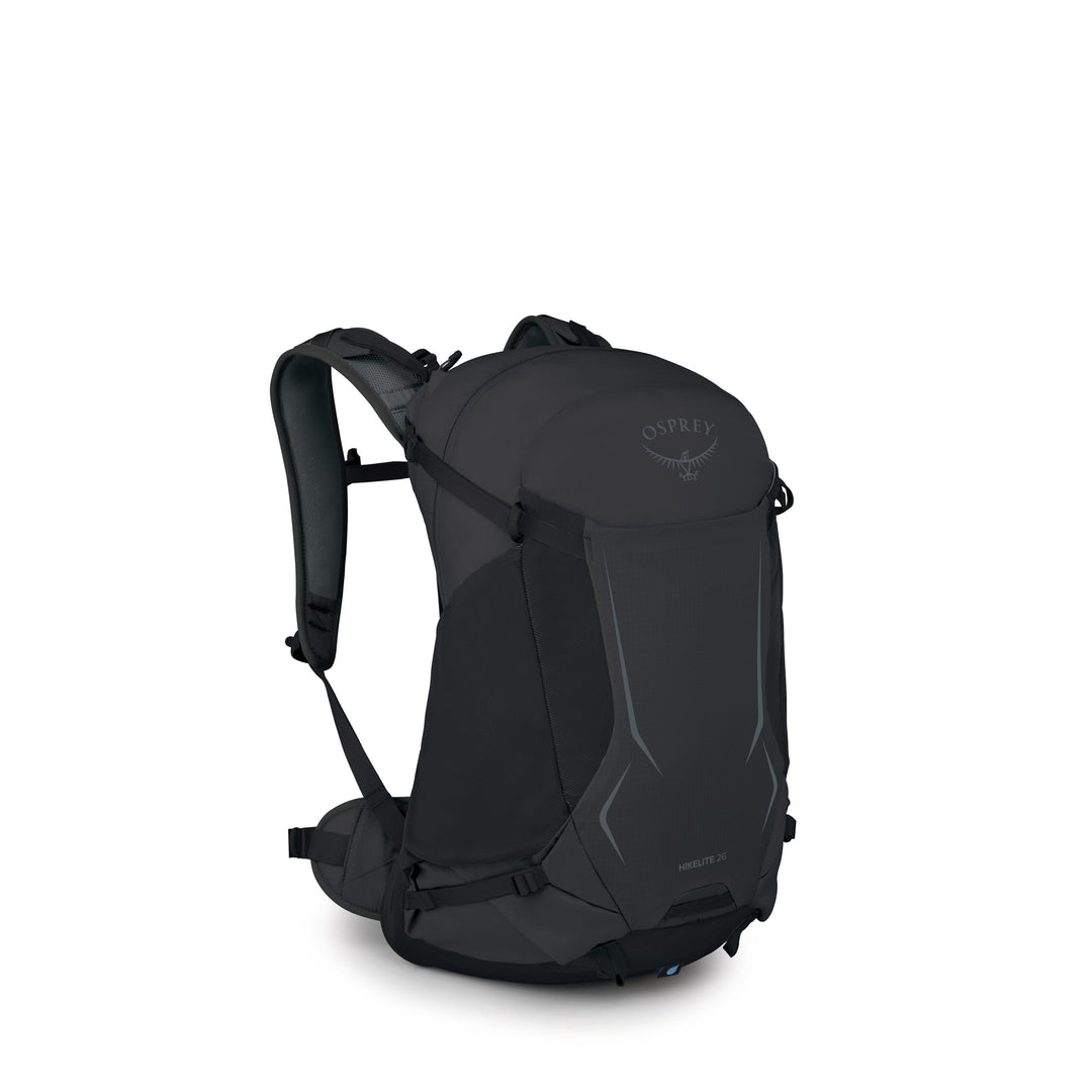 Osprey Unisex Hikelite 26 Hiking Pack (1er Pack) 26L Raven Black, 26L Raven Black