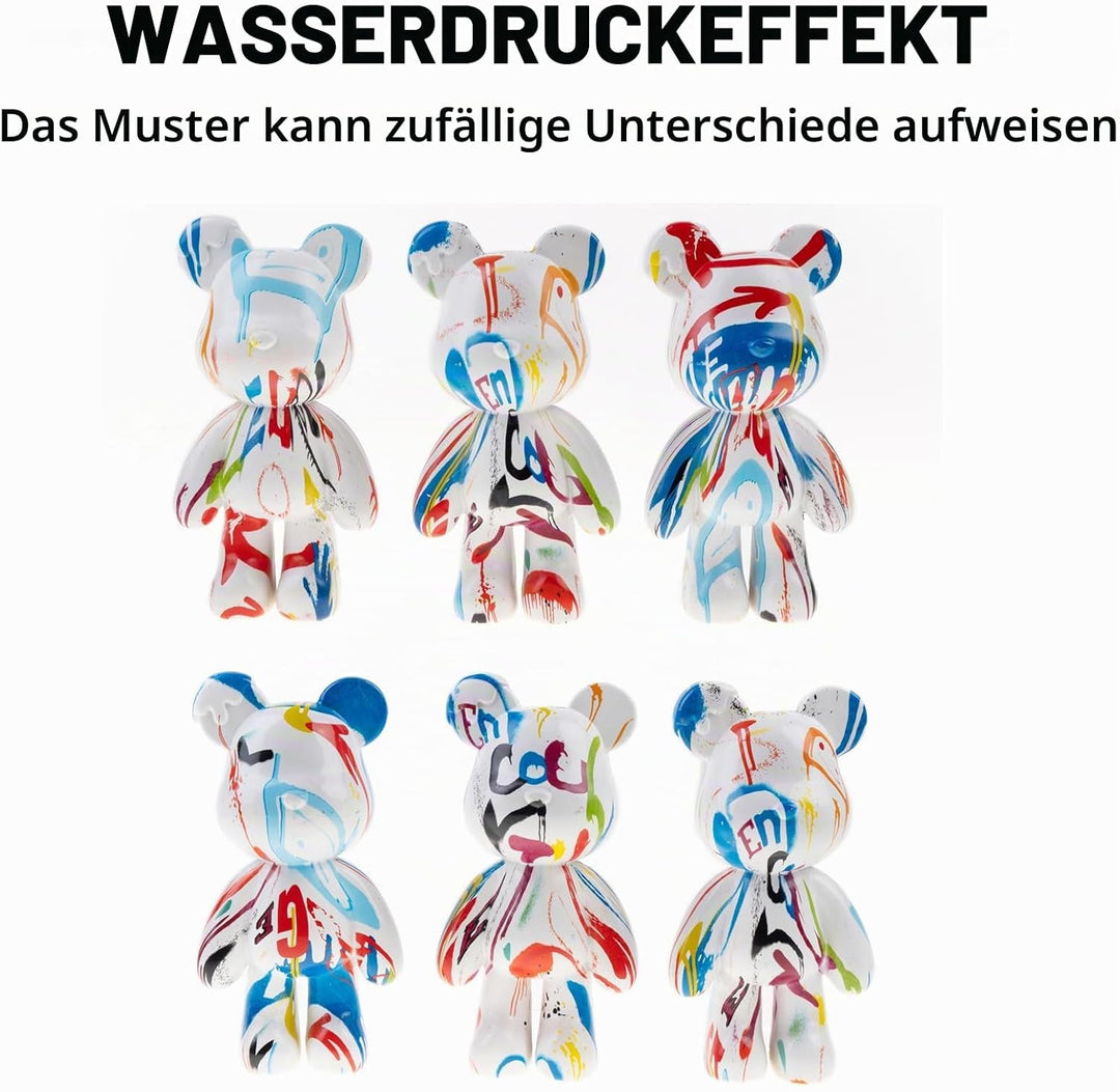 Coniuty Tierskulptur Harz Bär Statue Dekor Kunst Figur Home Ornament Dekoration für Büro, Wohnzimmer