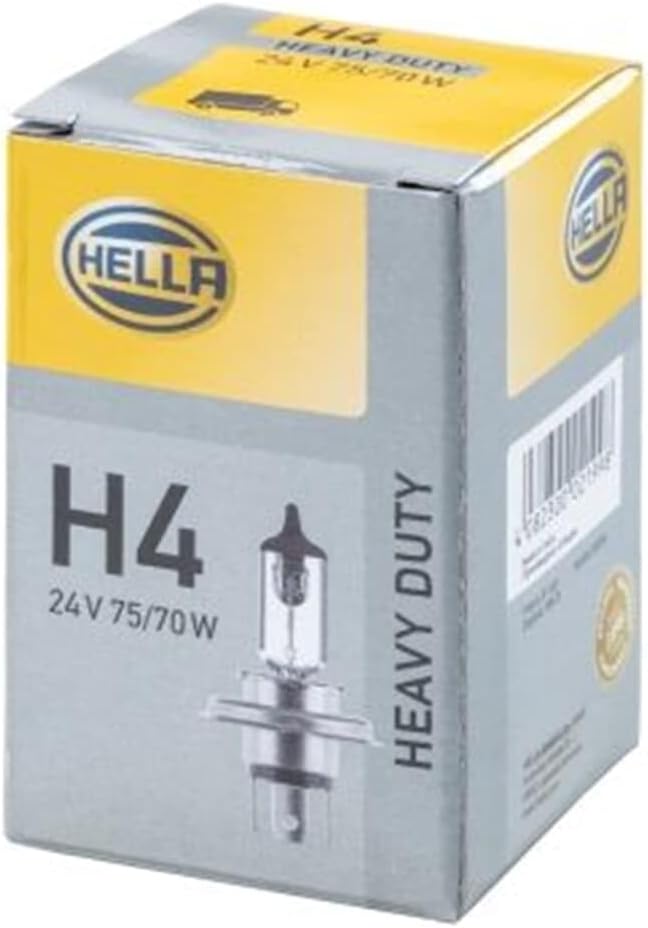 HELLA - Halogen-Hauptscheinwerfer - Combi 133 - 24V - Referenzzahl: 12.5 - Anbau - glasklare Streusc