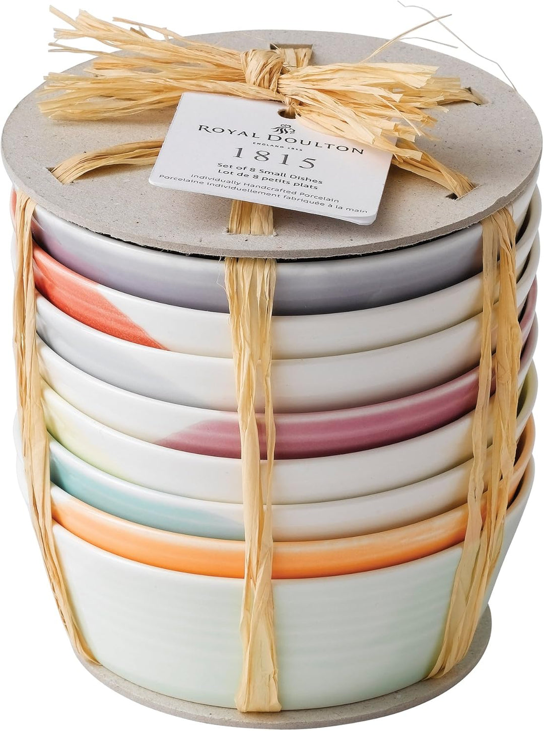 Royal Doulton 1815 Tapas Satz von 8 Dish 12cm Set 4.75" Gemischt, 4.75" Gemischt