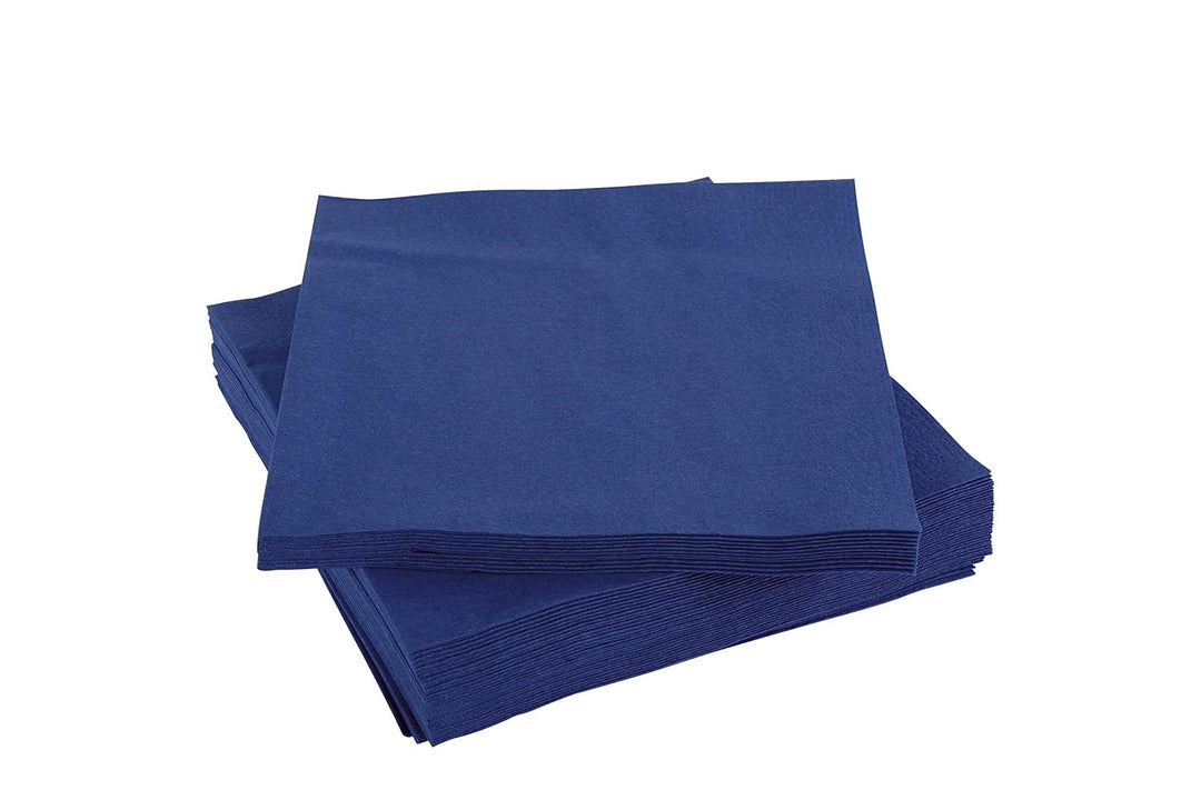Tork 477412 Soft Lunchservietten Dunkelblau / 3lagige, saugfähige Papierservietten in Blau / Vielfäl